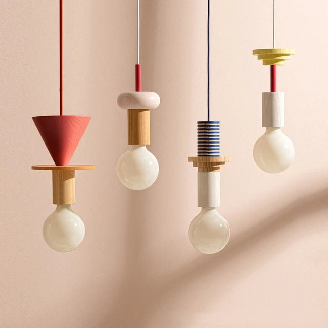 Scandinavian Wood LED Pendant Light – Kitchen Hanging Lamp - Hans Lumiere