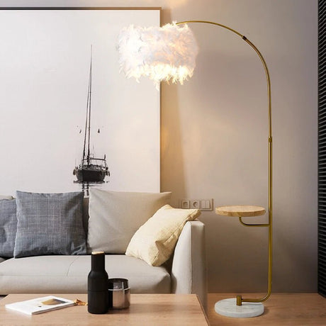 Scandinavian Wooden Study Standing Floor Lamp - Hans Lumiere