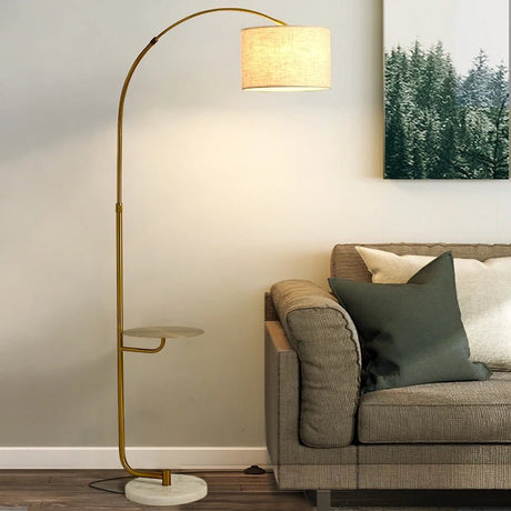 Scandinavian Wooden Study Standing Floor Lamp - Hans Lumiere