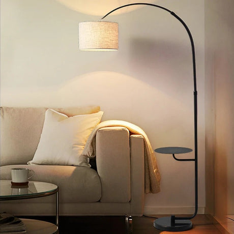 Scandinavian Wooden Study Standing Floor Lamp - Hans Lumiere