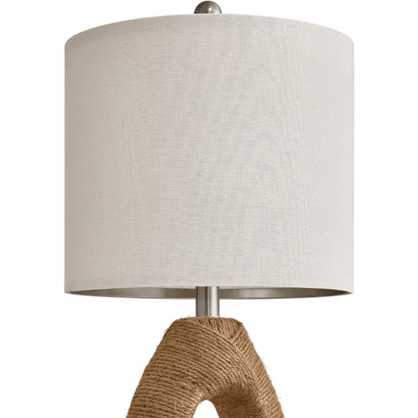 Set of 2 Boho Small Farmhouse Rattan Table Lamp - Hans Lumiere