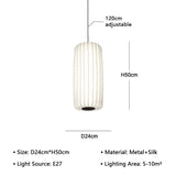 Silk Chandelier – Japanese Wabi Sabi Pendant Light - Hans Lumiere