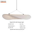Silk Fabric Hand Made LED Pendant Light - Hans Lumiere