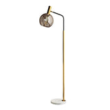 Simple Modern Glass LED Standing Lamp - Hans Lumiere