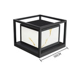 Simple Outdoor Laminated Marble Solar Lawn Lamp - Hans Lumiere