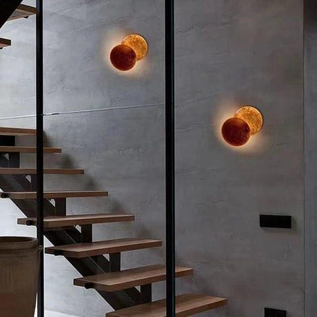 Simplicity Modern Eclipse Moon LED Wall Lamp - Hans Lumiere