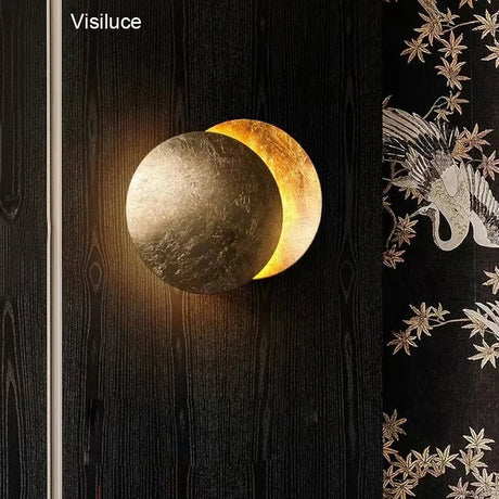 Simplicity Modern Eclipse Moon LED Wall Lamp - Hans Lumiere