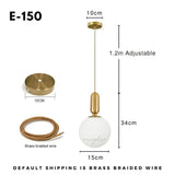 Single Head Nordic LED Chandeliers - Hans Lumiere