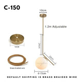 Single Head Nordic LED Chandeliers - Hans Lumiere