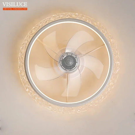 Smart Ceiling Fan LED Ceiling Lamp With Dimmer And Remote Control - Hans Lumiere