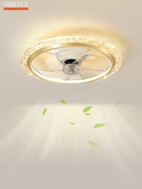 Smart Ceiling Fan LED Ceiling Lamp With Dimmer And Remote Control - Hans Lumiere