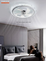 Smart Ceiling Fan LED Ceiling Lamp With Dimmer And Remote Control - Hans Lumiere