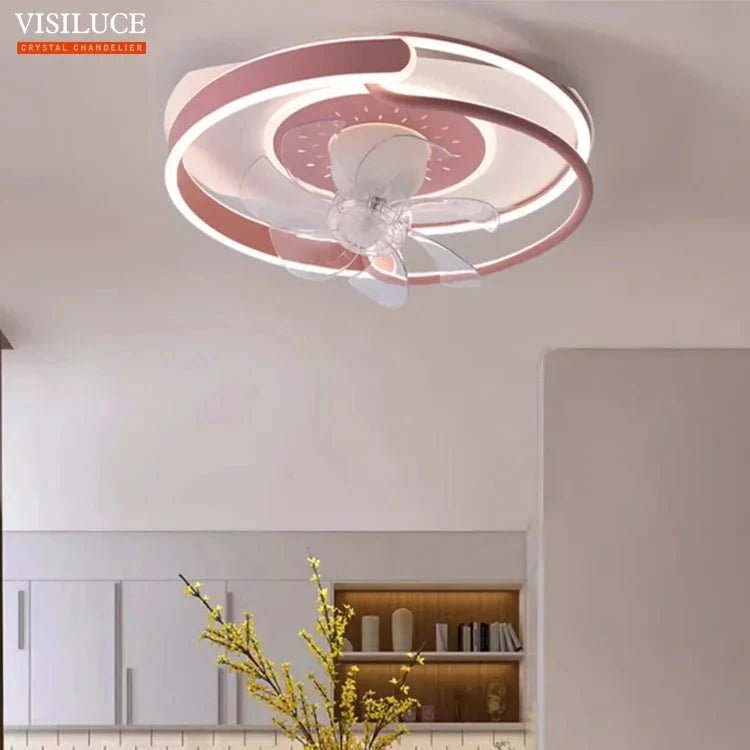 Smart Ceiling Fan LED Ceiling Lamp With Remote Control - Hans Lumiere