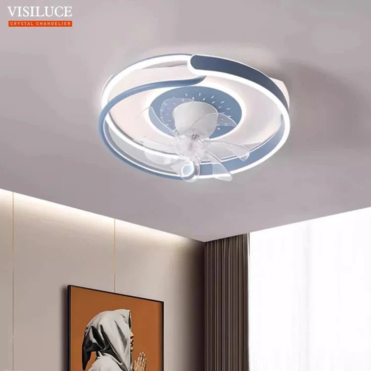 Smart Ceiling Fan LED Ceiling Lamp With Remote Control - Hans Lumiere