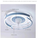 Smart Ceiling Fan LED Ceiling Lamp With Remote Control - Hans Lumiere