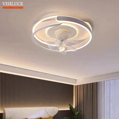 Smart Ceiling Fan LED Ceiling Lamp With Remote Control - Hans Lumiere