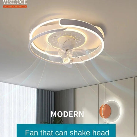 Smart Ceiling Fan LED Ceiling Lamp With Remote Control - Hans Lumiere