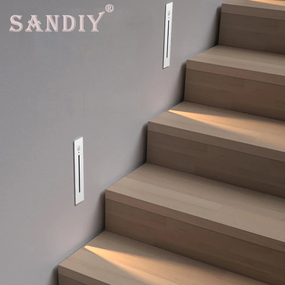 Smart Stair Lighting With Motion Sensor - Hans Lumiere
