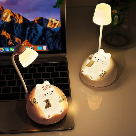 Soft And Cute Sleeping Cat Night Light - Hans Lumiere