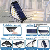 Solar Deck Lights - Waterproof LED Step Lights for Railing, Stairs, Fence and Patio - Hans Lumiere
