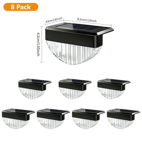 Solar Deck & Step Lights – Warm White LED, 8/16-Pack - Hans Lumiere