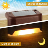 Solar Fence & Step Light – Warm White LED Deck Lamp, 4/8/16-Pack - Hans Lumiere