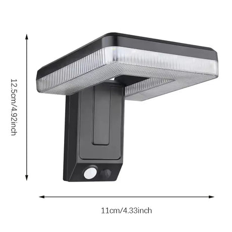 Solar Foldable Wall Light – 120° Infrared Sensing, IP65 Waterproof - Hans Lumiere