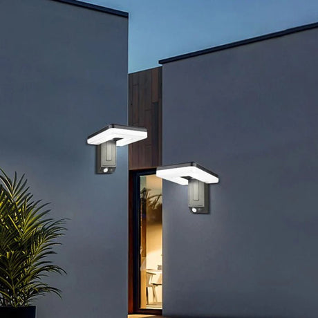 Solar Foldable Wall Light – 120° Infrared Sensing, IP65 Waterproof - Hans Lumiere