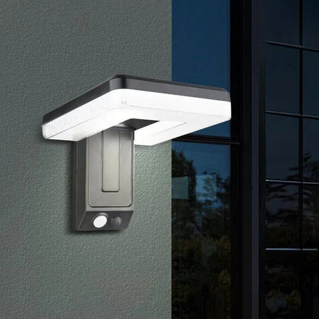 Solar Foldable Wall Light – 120° Infrared Sensing, IP65 Waterproof - Hans Lumiere