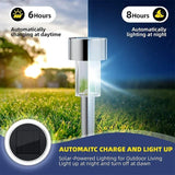 Solar Garden Lantern Pathway Lights – Waterproof Landscape Lighting, 10-Pack - Hans Lumiere