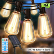 Solar Garden String Lights – Remote Control LED, 7-30m - Hans Lumiere