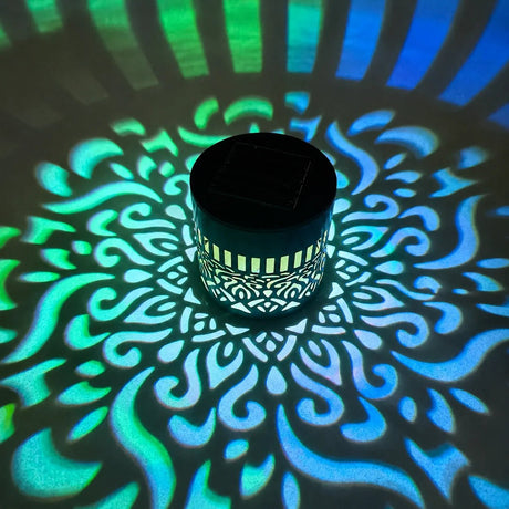 Solar Globe Wall Light – Decorative LED Pattern Light, IP65 Waterproof - Hans Lumiere