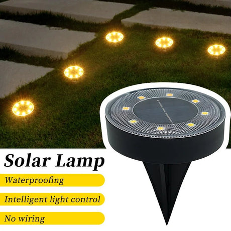 Solar Ground Light – IP68 Waterproof LED Path & Deck Light - Hans Lumiere