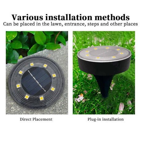 Solar Ground Light – IP68 Waterproof LED Path & Deck Light - Hans Lumiere