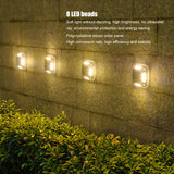 Solar Ground Marker Light – Waterproof 8-LED Driveway & Garden Lamp - Hans Lumiere