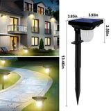 Solar Landscape Spotlights – Motion Sensor Pathway Lights, 3 Modes - Hans Lumiere