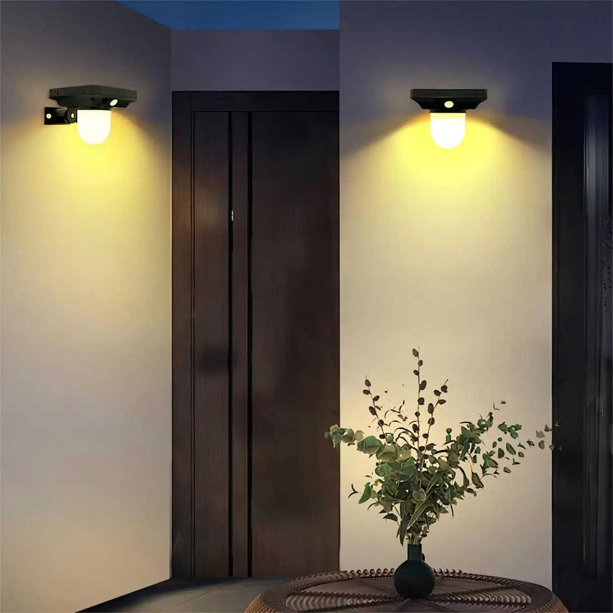Solar Landscape Spotlights – Motion Sensor Pathway Lights, 3 Modes - Hans Lumiere