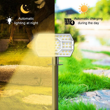 Solar Landscape Spotlights Solar Security Lights - Hans Lumiere