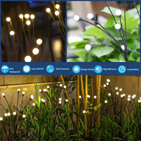 Solar Lawn Lamp Outdoor LED Stigma Lamp Glowing - Hans Lumiere