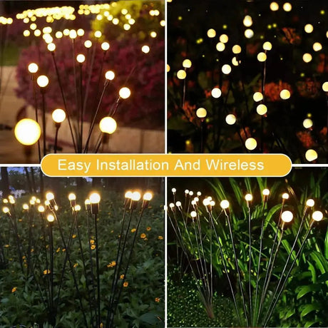 Solar Lawn Lamp Outdoor LED Stigma Lamp Glowing - Hans Lumiere