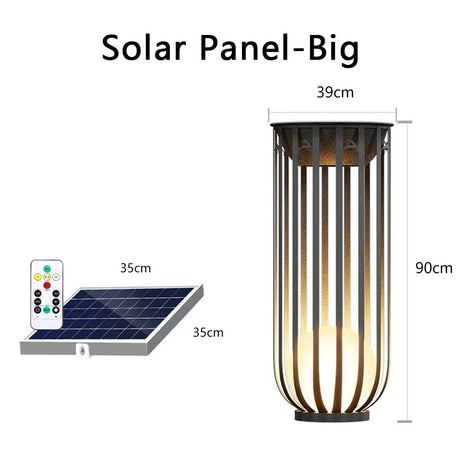 Solar Lawn Lamp Outdoor Patio Light - Hans Lumiere