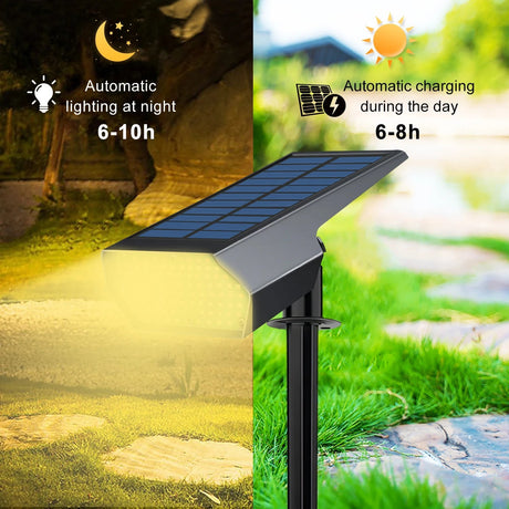 Solar LED Landscape Garden Spotlights - Hans Lumiere