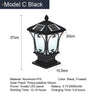 Solar LED Outdoor Garden Decoration Column Lamp - Hans Lumiere