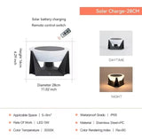 Solar LED Post Cap Light - IP65 Outdoor Pillar & Fence Light - Hans Lumiere