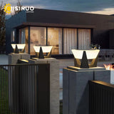 Solar LED Post Cap Light - IP65 Outdoor Pillar & Fence Light - Hans Lumiere