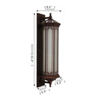 Solar LED Wall Contemporary Outdoor Sconce Light - Hans Lumiere