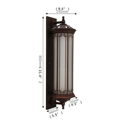 Solar LED Wall Contemporary Outdoor Sconce Light - Hans Lumiere