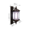 Solar LED Wall Contemporary Outdoor Sconce Light - Hans Lumiere