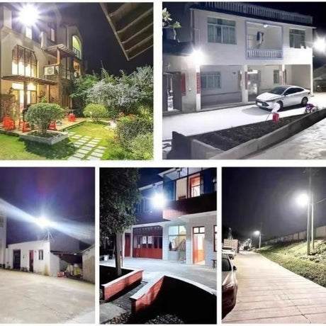 Solar Motion Sensor LED Outdoor Wall & Street Light - Hans Lumiere