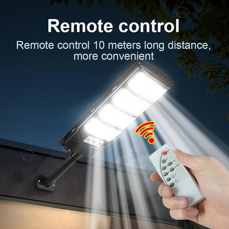 Solar Motion Sensor LED Outdoor Wall & Street Light - Hans Lumiere